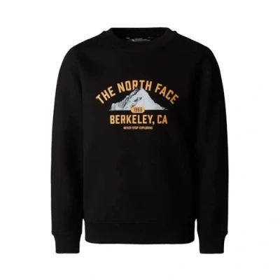 Image of THE NORTH FACE Kids Varsity Graphic Relaxed Crew Sweatshirt, Tnf Black, 10 Years