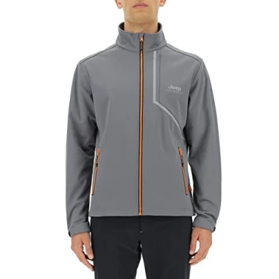 Image of JEEP O102623 G459 XP MAN TECH SOFTSHELL JACKET W/Zipped Pockets JX22A Castlerock S