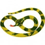 Image of Curly Snake Blow up Inflatable Animals for Party Decoration Prop or Pool Accessory