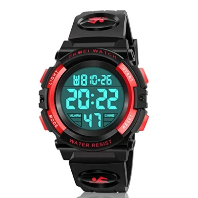 Image of ATIMO Boy Toys Age 5 12, LED 50M Waterproof Digital Sport Watches for Kids Birthday Presents Gifts 12 Year Old Boys