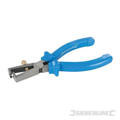 Image of Silverline Wire Stripping Pliers 160mm