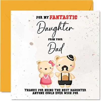 Image of Special Birthday Cards for Daughter Fantastic Happy Card from Dad, Gifts, 145mm x Sentimental Greeting Gift