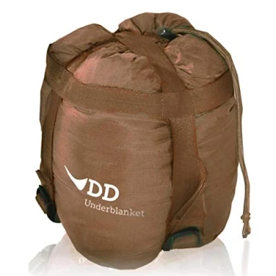 Image of DD Underblanket Underquilt Hammocks Insulation, Cold Protection Coyote Brown.