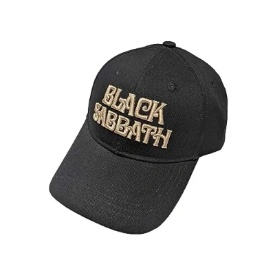 Image of Black Sabbath Baseball Cap Text Band Logo Official One Size