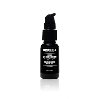 Image of Brickell Men&#039;s Restoring Eye Serum Treatment for Men, Natural and Organic to Firm Wrinkles, Reduce Dark Circles, Promote Youthful Skin 19 ml, Unscented