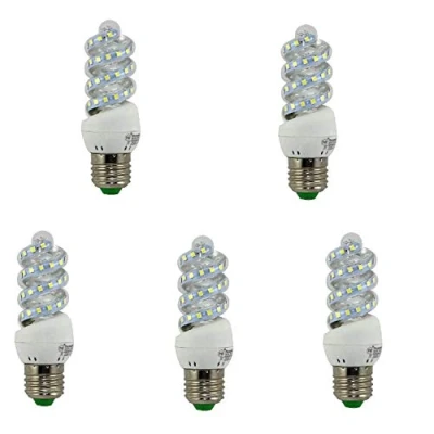 Image of LED Bulb Spiral E27 9 W (Pack of 5) (3000 K)