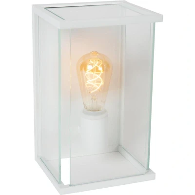 Image of Lucide CLAIRE Wall light Outdoor 1xE27 IP54 White
