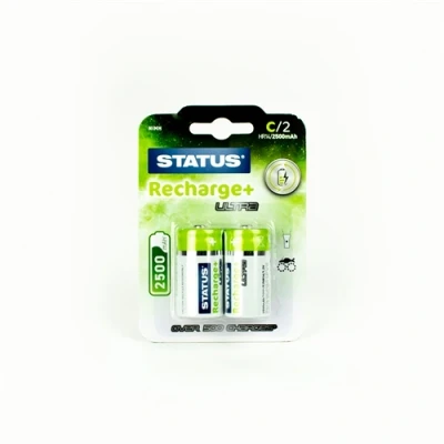Image of Status C2500 NiMH Rechargeable Batteries, 2 Pack