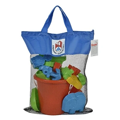 Image of Simba 107114090 Sand Play Set, Bucket Sandpit, 22 Pieces, 50 x 26.5 cm, Only One Item Will Be Delivered