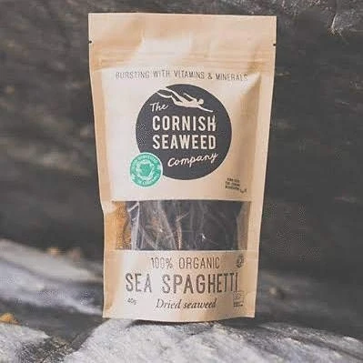 Image of CORNISH SEAWEED COMPANY Organic Sea Spaghetti 2 x 40g (UK)