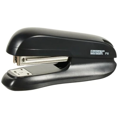 Image of Rapid F6 Small Half Strip Stapler, 20 Sheet Capacity, Stapling, Tacking and Pinning, Compact Design, Black, 5000268