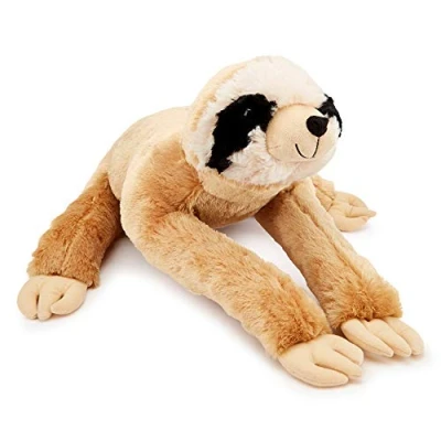 Image of Zappi Co Children&#039;s Realistic Lifelike Large Plush Toy Soft &amp; Cuddly Stuffed Animal for Boys and Kids (52cm Width) (Sloth)