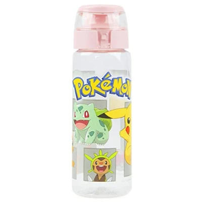 Image of Pokemon Pikachu Character&#039;s Girls Sports Plastic Water Drinks Bottle Cup