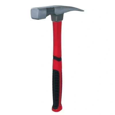 Image of 21oz 600g Brick Layers Hammer Masonry Layer Laying Chipping Fibreglass Handle
