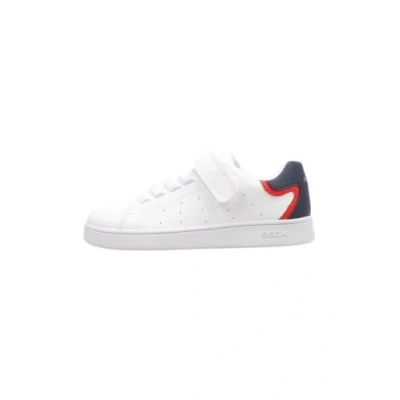 Image of Geox J ECLYPER BOY A Sneaker, White/Blue, 4.5 UK