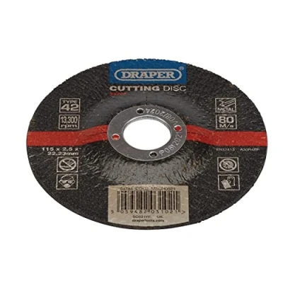 Image of Draper DPC Metal Cutting Disc, 115 x 2.5 22.23mm