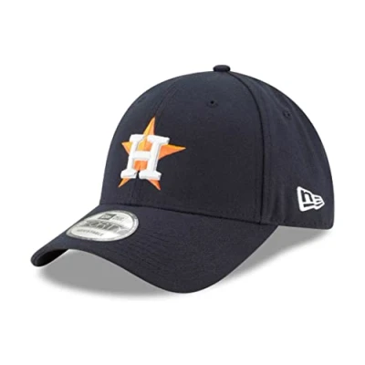 Image of New Era Houston Astros 9forty Adjustable Cap MLB The League Navy One Size