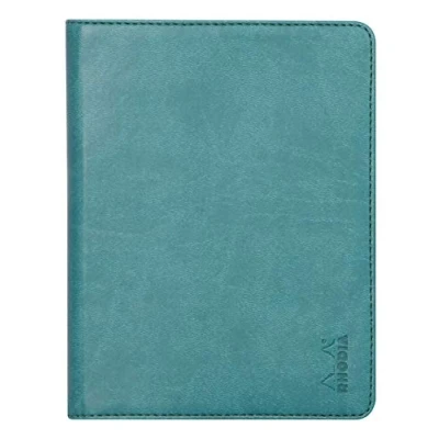 Image of RHODIA 213004C Rhodiarama Clipboard and Document Holder Booklet N13 Peacock for A6 Format Notepads or Notebooks (10.5 x 14.8 cm) Premium Italian Faux Leather Collection
