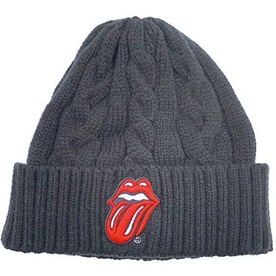 Image of Rolling Stones Beanie Classic Tongue Black
