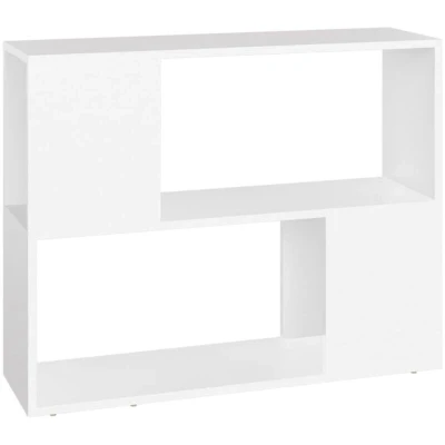Image of vidaXL TV Cabinet White 80x24x63 cm Engineered Wood
