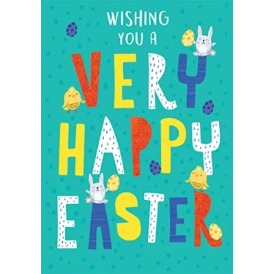 Image of Easter Card Open 7 x 5 inches Regal Publishing