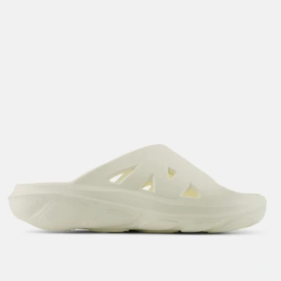 Image of New Balance Fresh Foam Recovery Slides Size 36 White Comfortable Footwear for Post Run Relaxation