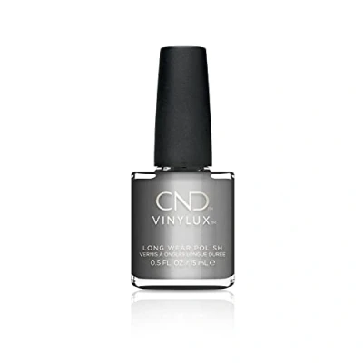 Image of CND Vinylux Long Wear Nail Polish (No Lamp Required), 15 ml, Metallic, Silver Chrome