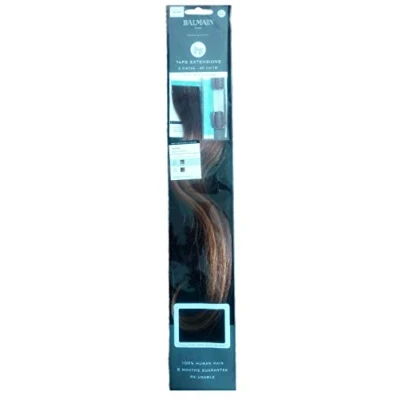 Image of Balmain Tape Extension Human Hair 2 Pieces, 40 cm Length, L6 Dark Natural Blonde, 27 g