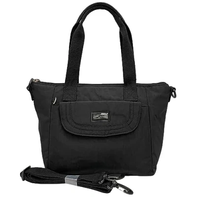 Image of Spirit Medium Lightweight Grab Shoulder Water Resistant Holiday Travel Day Bag 6783 (Black)