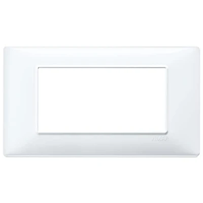 Image of Vimar Plana 14654.01 Cover Frame 4 Modules Technopolymer White