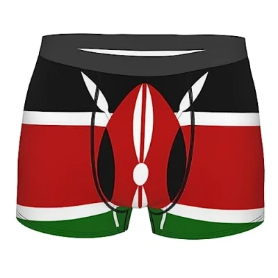 Image of Kenyan Flag Men&#039;s Underwear Breathable Boxer Briefs Stretch Trunks