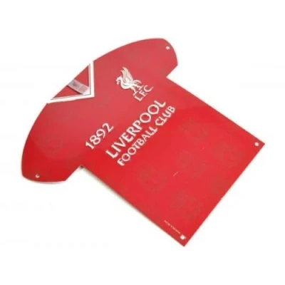 Image of Official Licensed Liverpool F.C Metal Shirt Sign (CR)