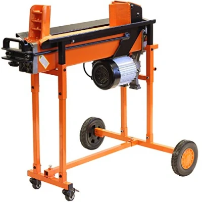 Image of Heavy Duty Electric Log Splitter 8 TON Hydraulic Wood Timber Cutter Axe Stand &amp; DUOBLADE FM16TW