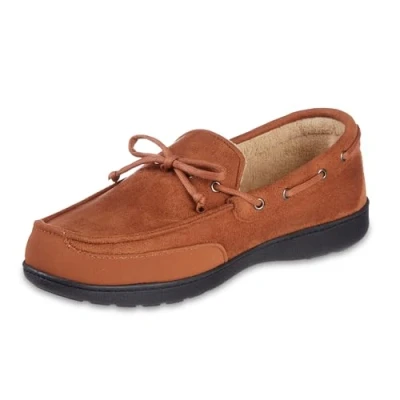 Image of isotoner Men&#039;s 97044 Slipper, Cognac, 10/11 UK