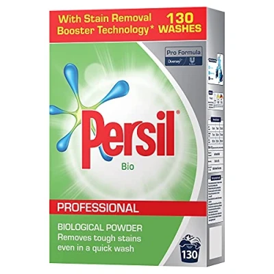 Image of Persil Professional Mega Pack Washing Powder with Stain Removal Technology Biological, 130 Washes