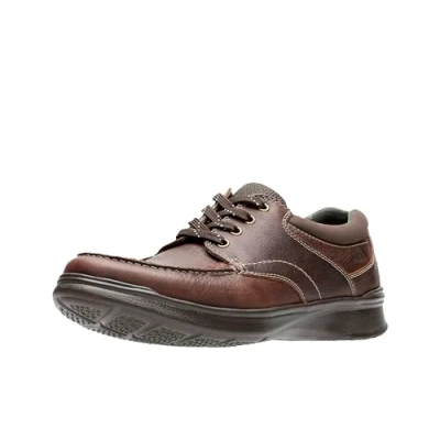 Image of Clarks Men&#039;s Cotrell Edge Oxford Flat, Brown Oily, 10.5 UK
