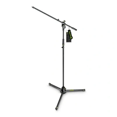 Image of Gravity MS 4321 B Microphone Stand with Folding Tripod Base and 2 Point Adjustment Boom