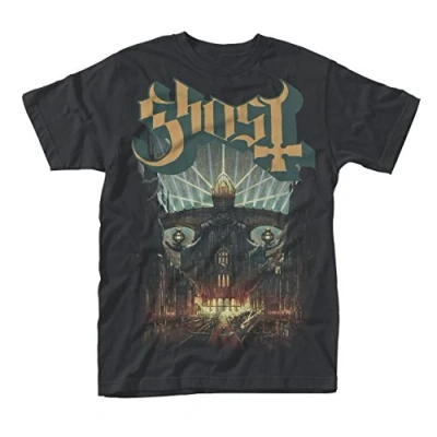 Image of Ghost Meliora Official Tee T Shirt Mens Unisex (Large) Black