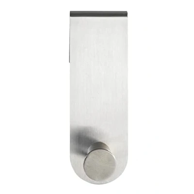 Image of WENKO 23250100 Shower hook Celano, Stainless steel, 4 x 12.5 5 cm, Matt