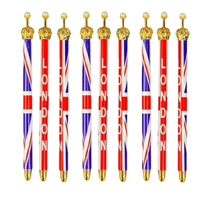 Image of Souvenirs 8 Union Jack Pens England Gift London pen British flag crown