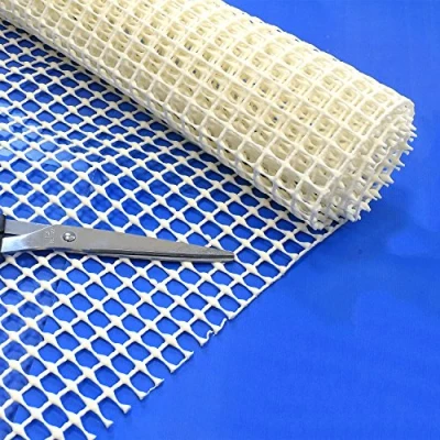 Image of Top Home Solutions Durable Non Slip Multi Purpose Mat Rug Gripper Floor Underlay Grip Dash 100 x 150cm (Cream, 1)