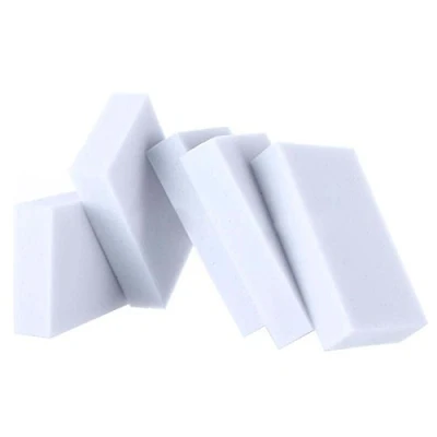 Image of Uanratg 100pcs Eraser Melamine Foam Cleaner Magic Sponge Multi Functional Soft White
