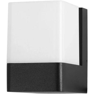 Image of Opalo LED Outdoor Modern Wall Lamp Black, Opal, Warm White 3000K, IP44