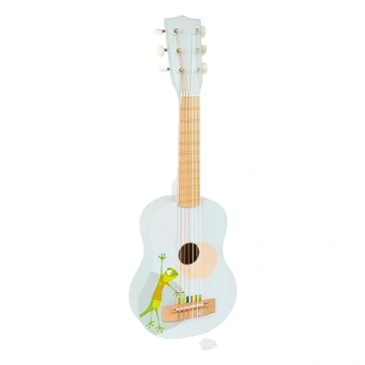 Image of small foot Guitar &quot;Groovy Beats&quot;, instrument for kids, made of wood, early music education, ages 3+ years. Prod. 12253