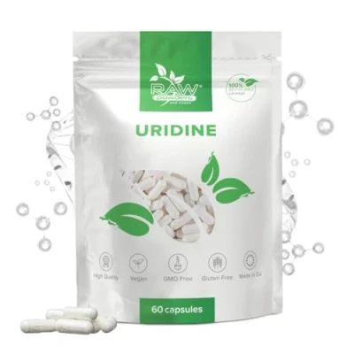 Image of Uridine Monophosphate 250mg 60 High Strength Capsules Cognitive &amp; Brain Health Nootropic Enhances Memory, Motivation, Mood Energy Improves Sleep Quality