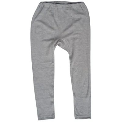 Image of Cosilana, Children Leggings Pants Underwear, 45% Organic Cotton, 35% Wool, 20% Silk (5 7 Years EU 128, Grey Melange)