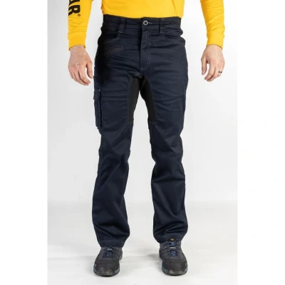 Image of CAT Men&#039;s Operator Flex Trouser Work Utility Pants, Navy, 36W x 34L