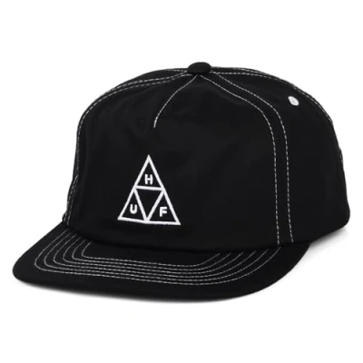 Image of HUF Snapback Unisex Cap, Size: One Size, Black/white