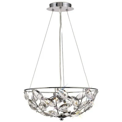 Image of Galilea Ceiling Pendant 4 Light G9 Polished Chrome, Crystal