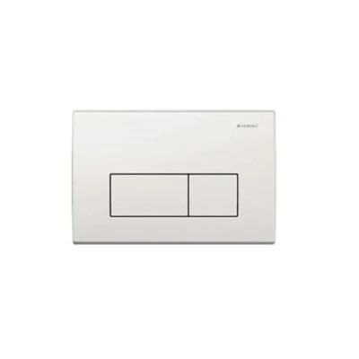 Image of Geberit Kappa50 115260111 Actuator Plate for 2 Mass Flush Alpine White